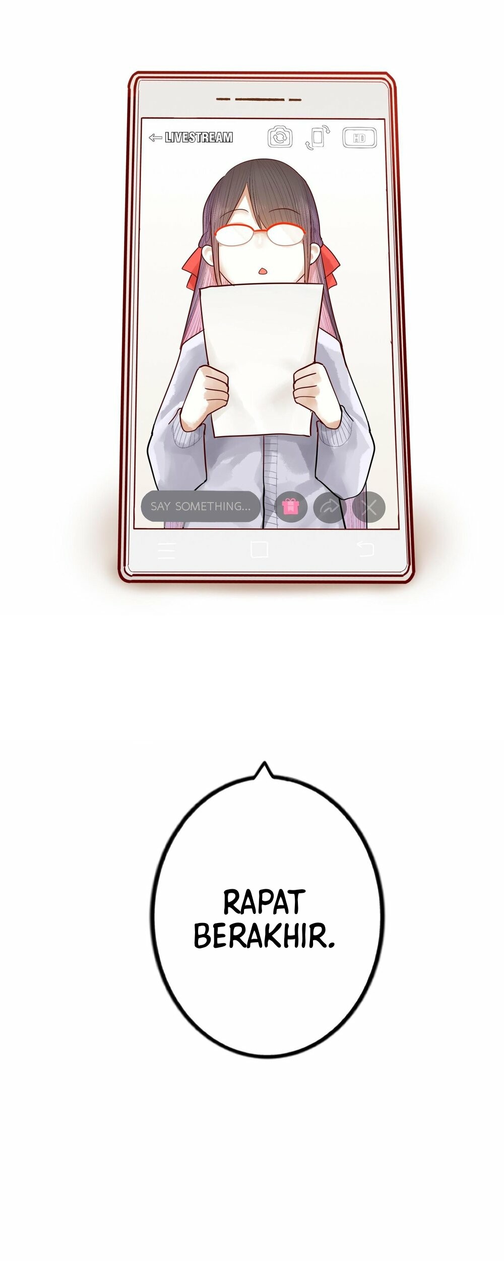 Miss, don’t livestream it! Chapter 26.1 Gambar 7