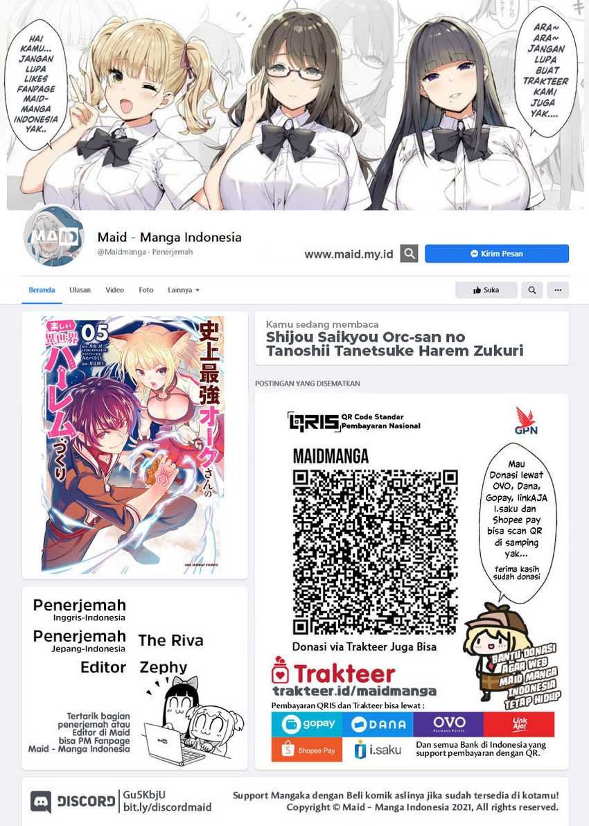 Baca Manga Shijou Saikyou Orc-san no Tanoshii Tanetsuke Harem Zukuri Chapter 64.1 Gambar 2