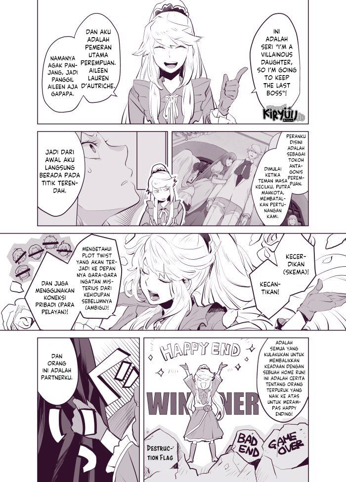 I’m a Villainous Daughter so I’m going to keep the Last Boss Chapter 13.5 Gambar 14