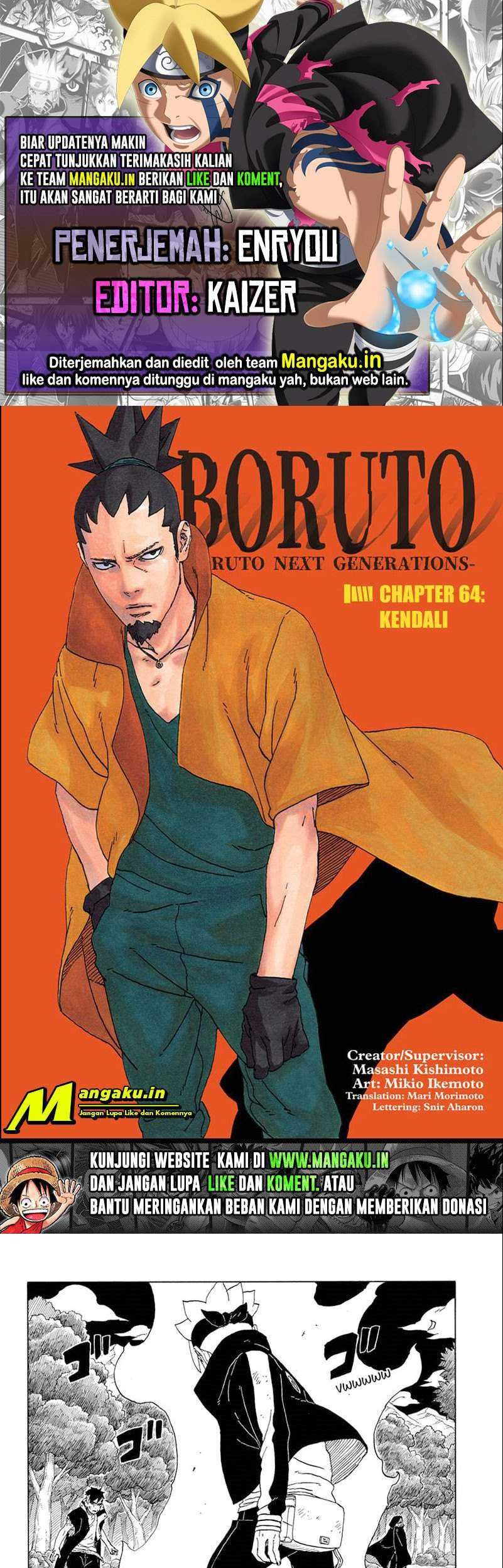 Baca Komik Boruto Chapter 64.1 Gambar 1