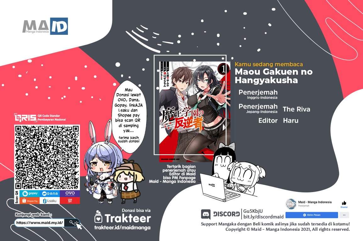 Baca Komik Maou Gakuen no Hangyakusha Chapter 10 Gambar 1