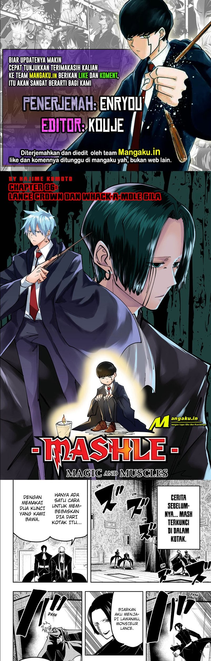 Komik Mashle: Magic and Muscles Chapter 86 gambar 1