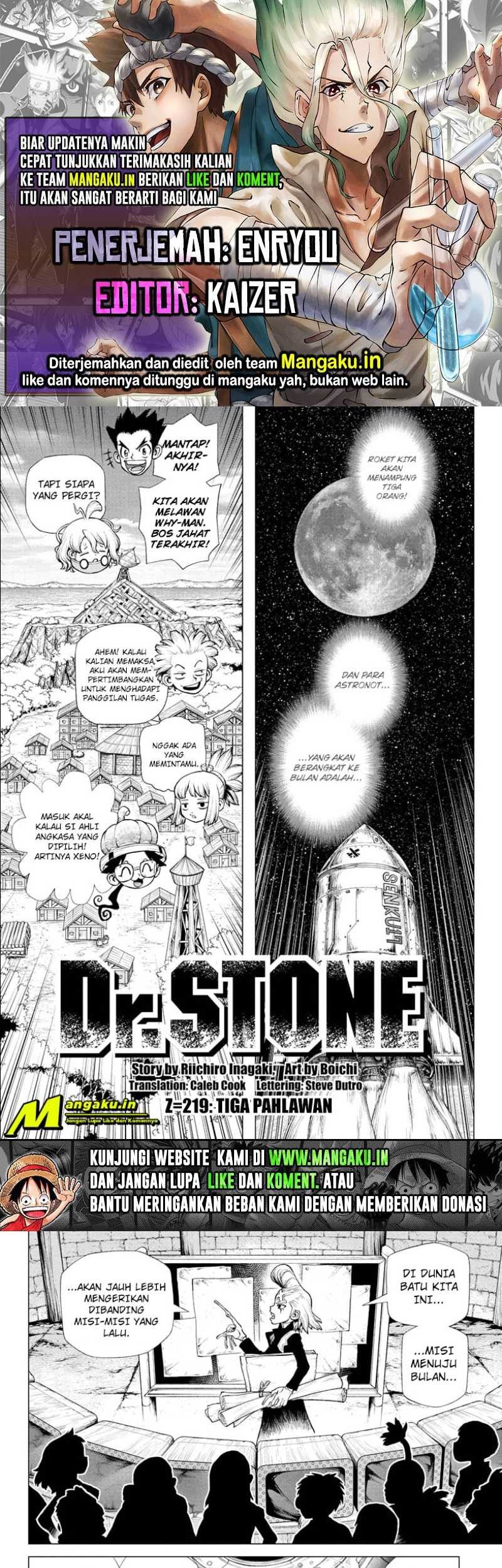 Baca Komik Dr. Stone Chapter 219 Gambar 1