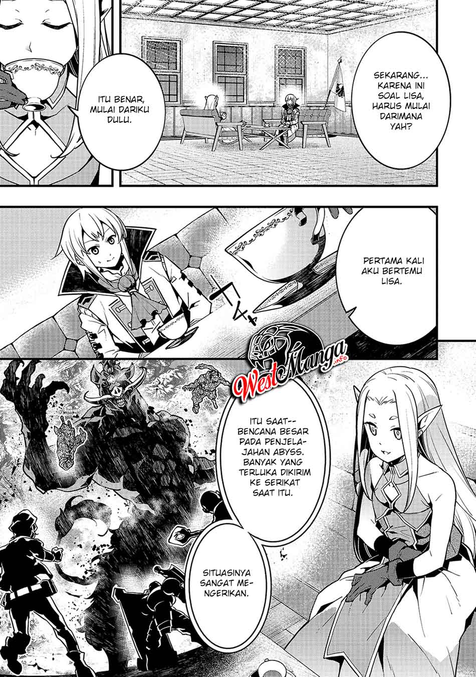 Baca Manga Kyoukai Meikyuu to Ikai no Majutsushi Chapter 37 Gambar 2