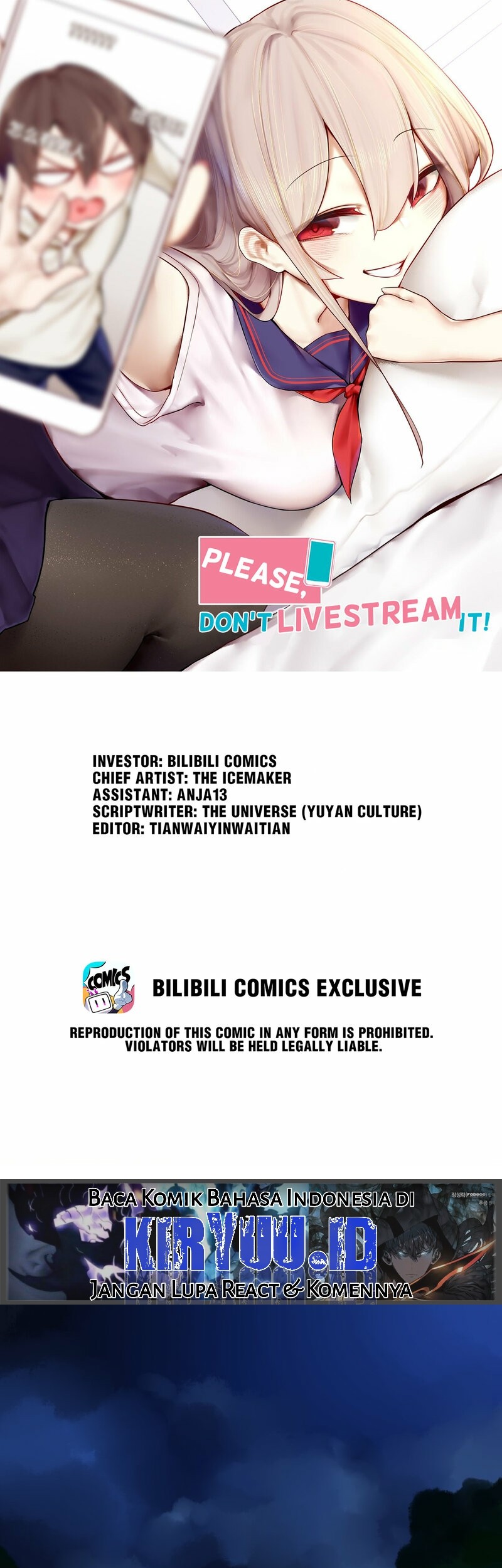 Miss, don’t livestream it! Chapter 29.1 Gambar 4