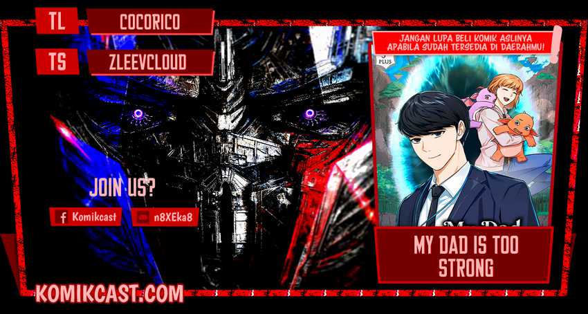 Baca Komik My Dad Is Too Strong Chapter 57 Gambar 1
