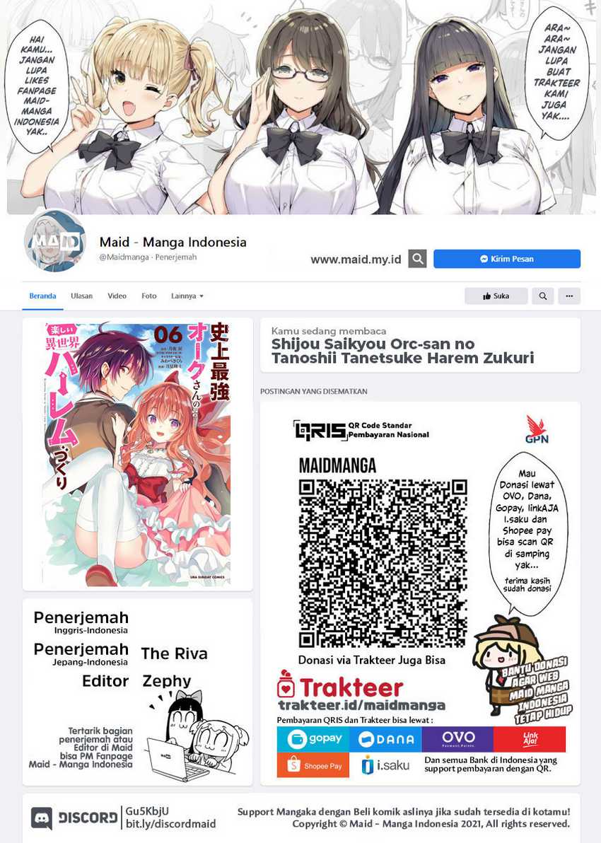 Baca Manga Shijou Saikyou Orc-san no Tanoshii Tanetsuke Harem Zukuri Chapter 65 Gambar 2