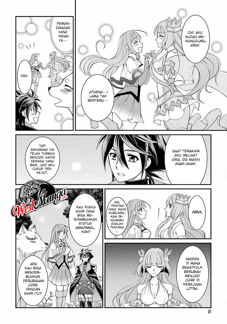 Shikkoku tsukai no saikyo yusha nakama zen’in ni uragira retanode saikyo no mamono Chapter 8 Gambar 8