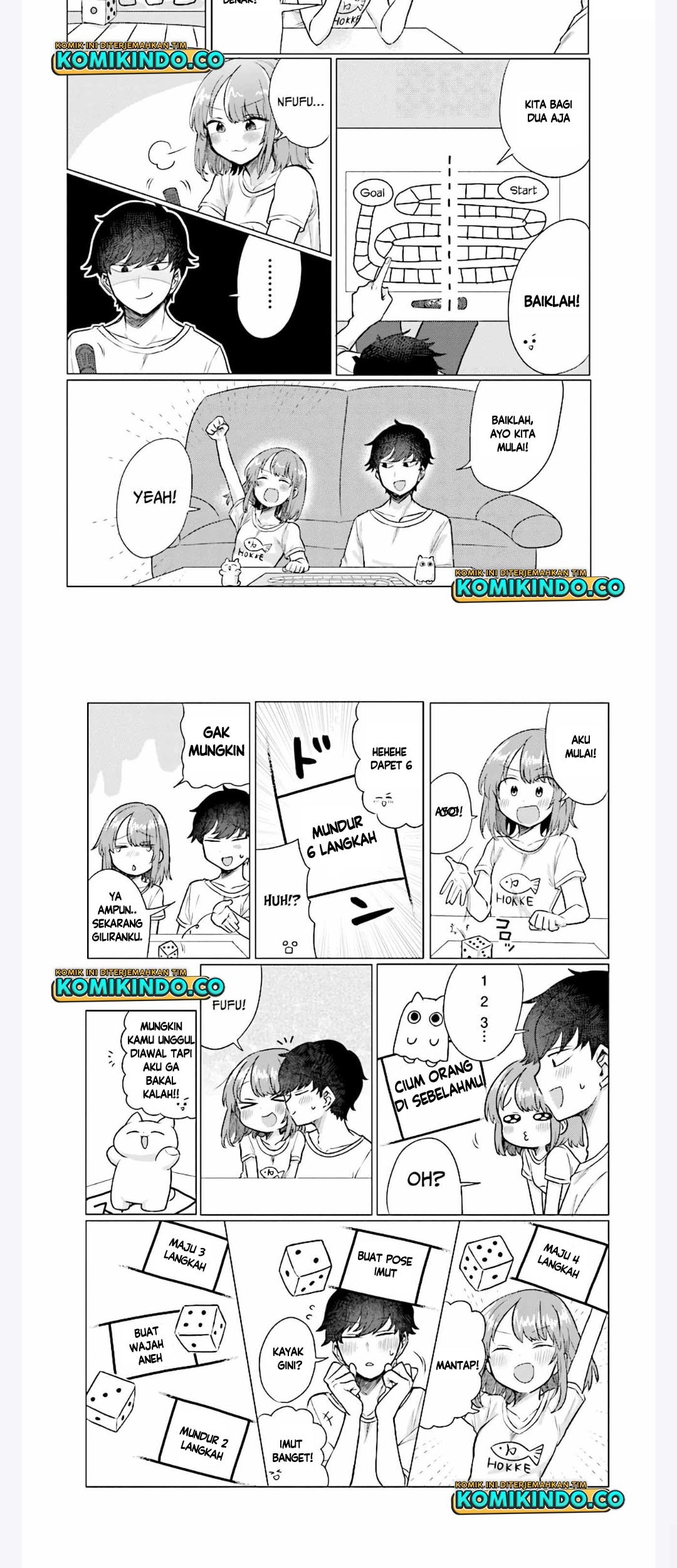 Girlfriend Who Absolutely Doesn’t Want to Take a Bath VS Boyfriend Who Absolutely Wants Her to Take a Bath Chapter 39 Gambar 4