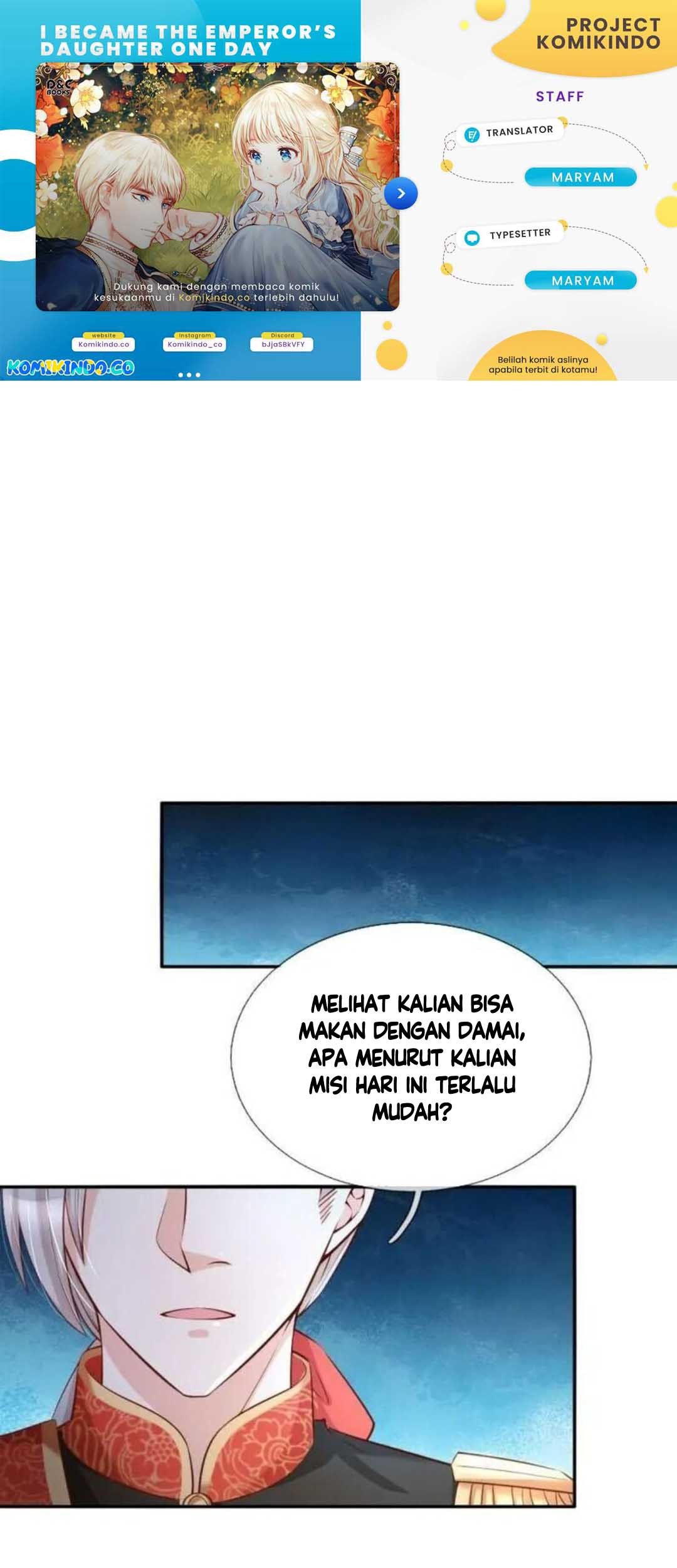 Baca Komik I Became The Emperor’s Daughter One Day Chapter 88 Gambar 1