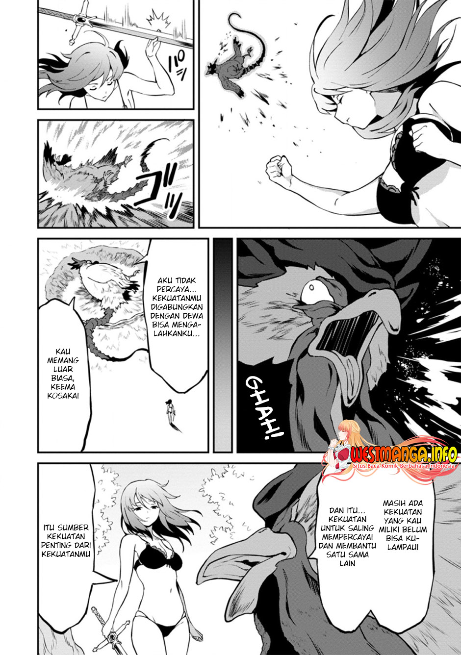 Taberu dake de Level-Up! Damegami to Issho ni Isekai Musou Chapter 24.3 Gambar 5