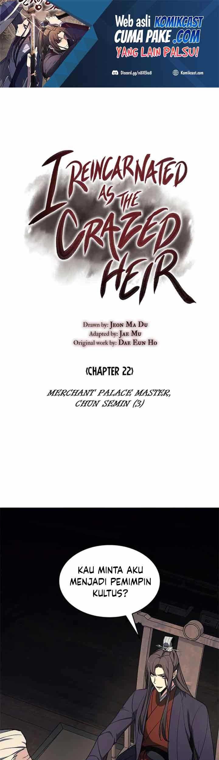Baca Manhwa I Reincarnated As The Crazed Heir Chapter 22 Gambar 2