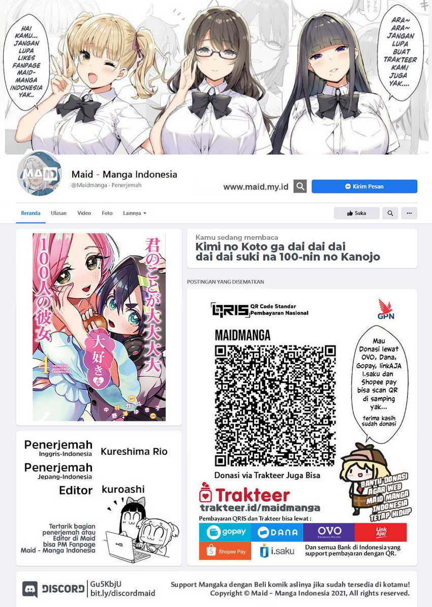 Baca Manga Kimi no Koto ga Dai Dai Dai Dai Daisuki na 100-ri no Kanojo Chapter 68 Gambar 2
