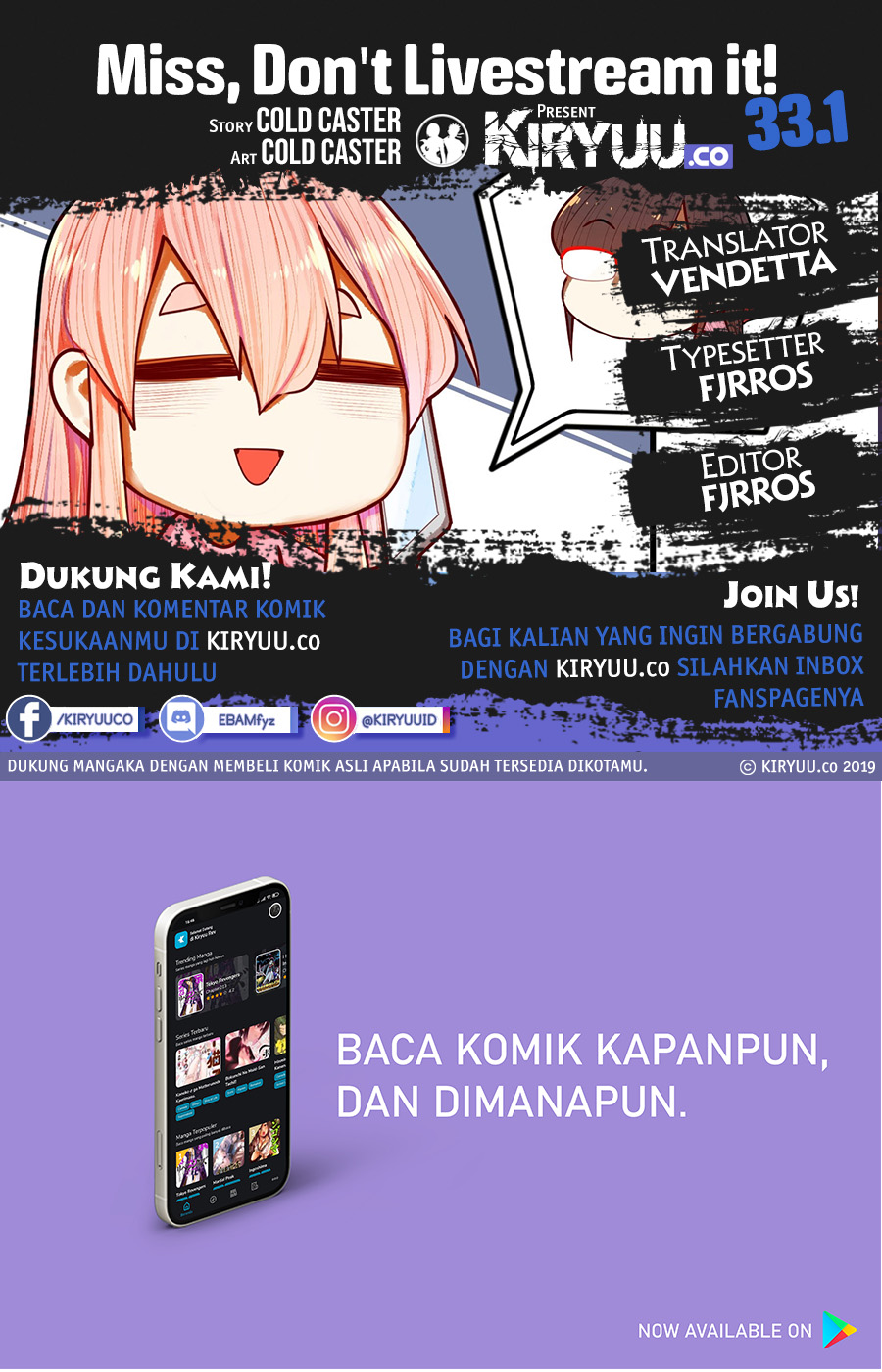Baca Manhua Miss, don’t livestream it! Chapter 33.1 Gambar 2