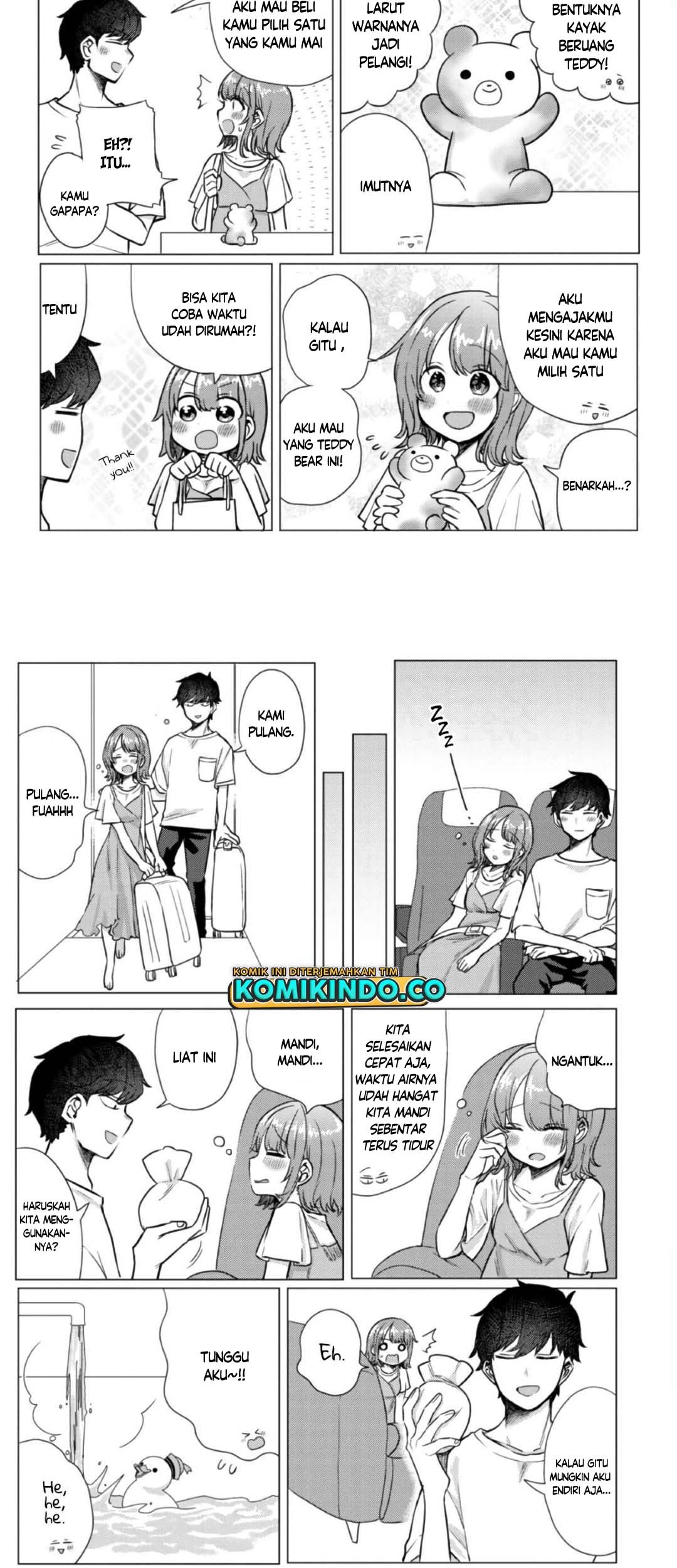 Girlfriend Who Absolutely Doesn’t Want to Take a Bath VS Boyfriend Who Absolutely Wants Her to Take a Bath Chapter 45 Gambar 3