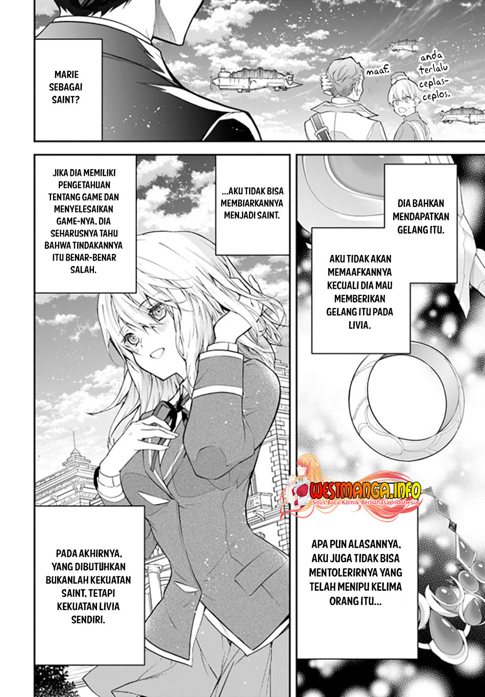 Otome Game Sekai wa Mob ni Kibishii Sekai Desu Chapter 38 Gambar 32