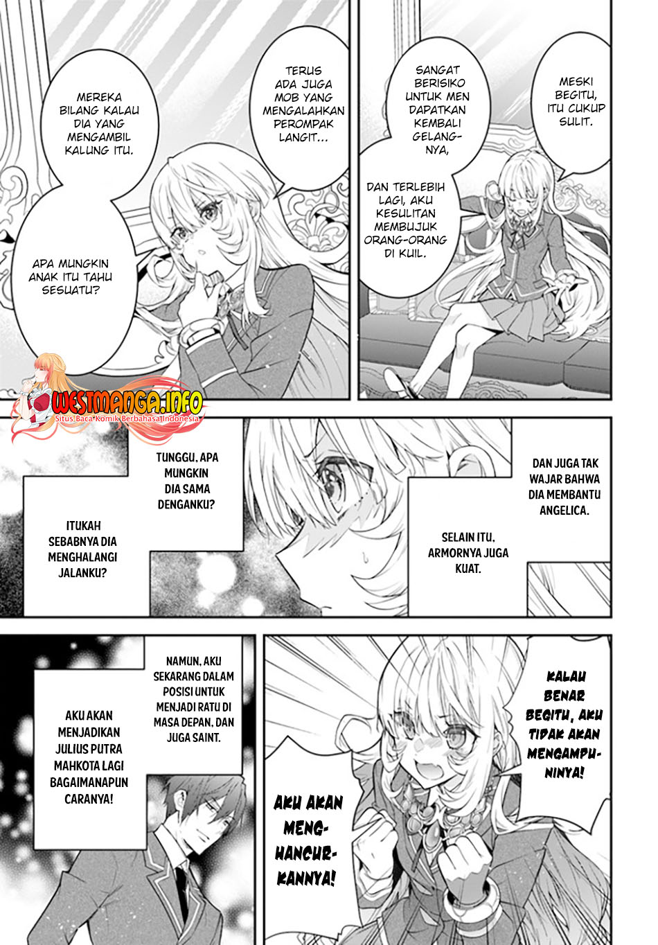 Otome Game Sekai wa Mob ni Kibishii Sekai Desu Chapter 38 Gambar 35