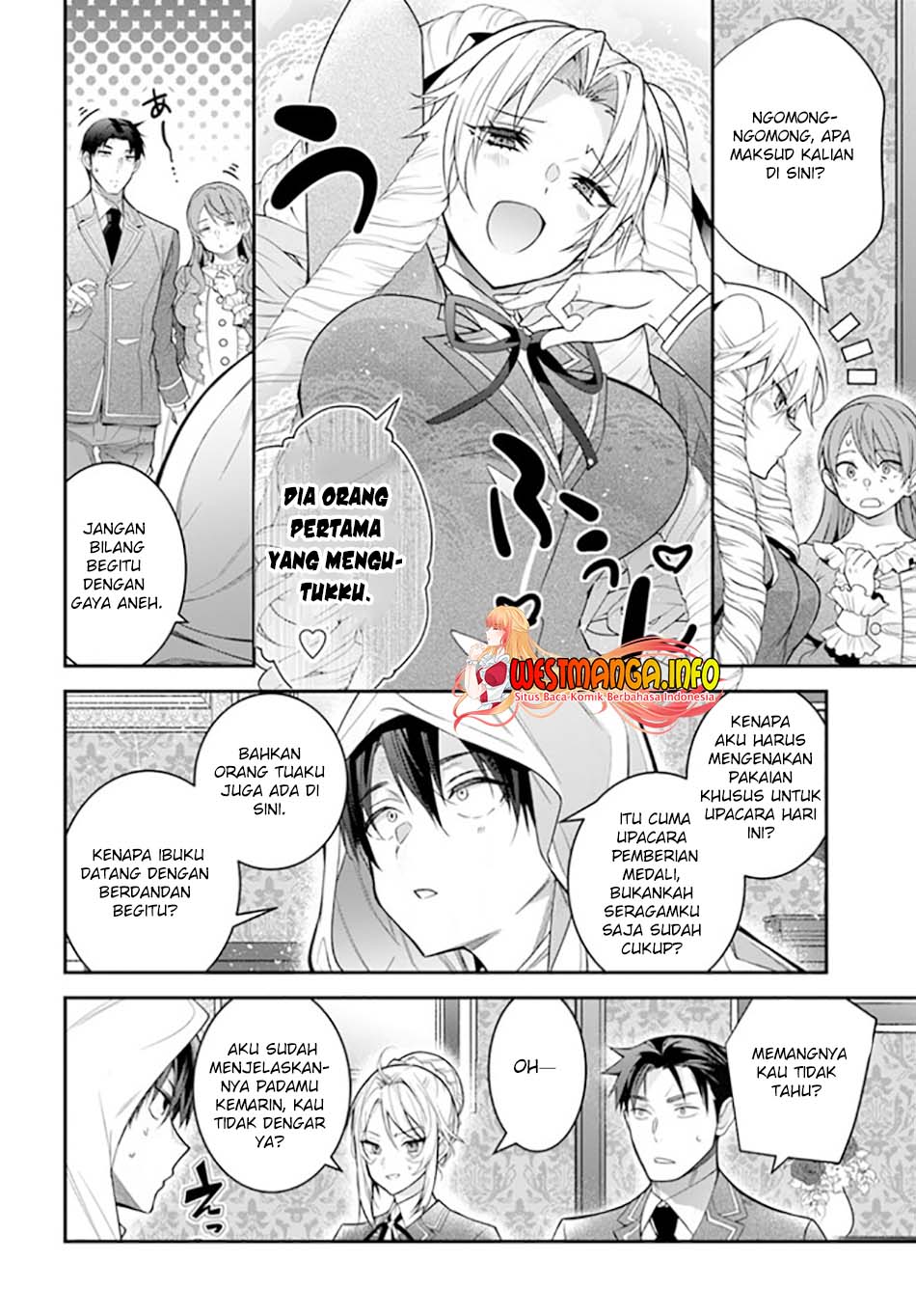 Otome Game Sekai wa Mob ni Kibishii Sekai Desu Chapter 38 Gambar 8