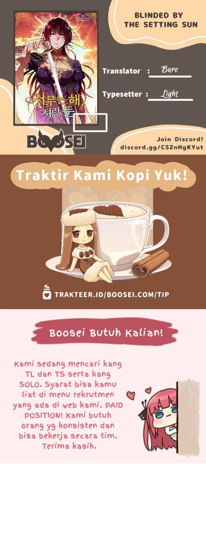 Komik Blinded By The Setting Sun Chapter 42 gambar nomor 1