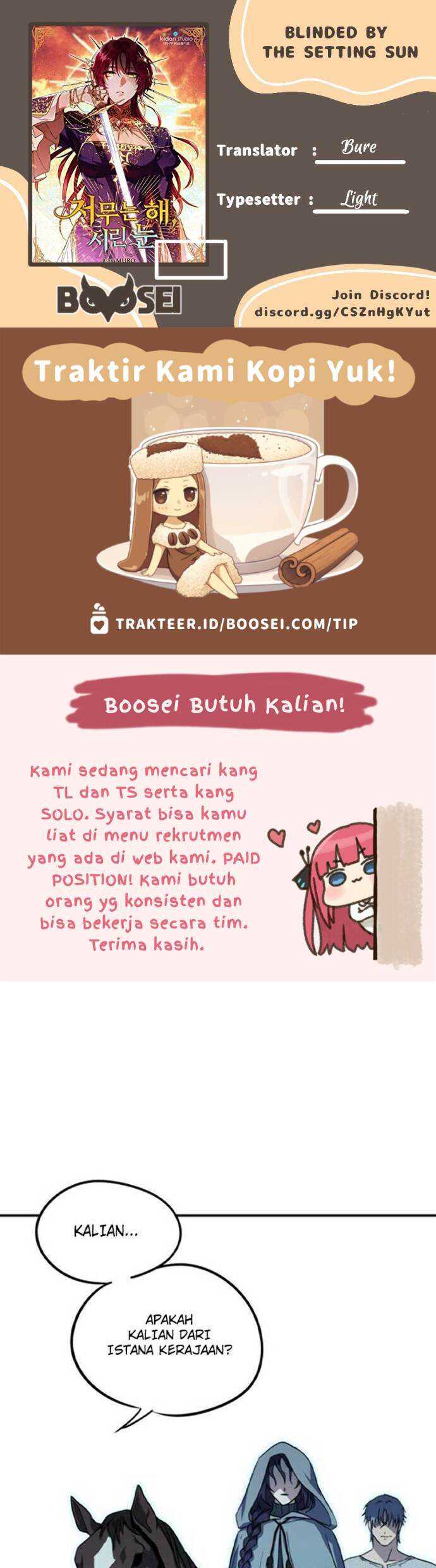 Komik Blinded By The Setting Sun Chapter 40 gambar nomor 1