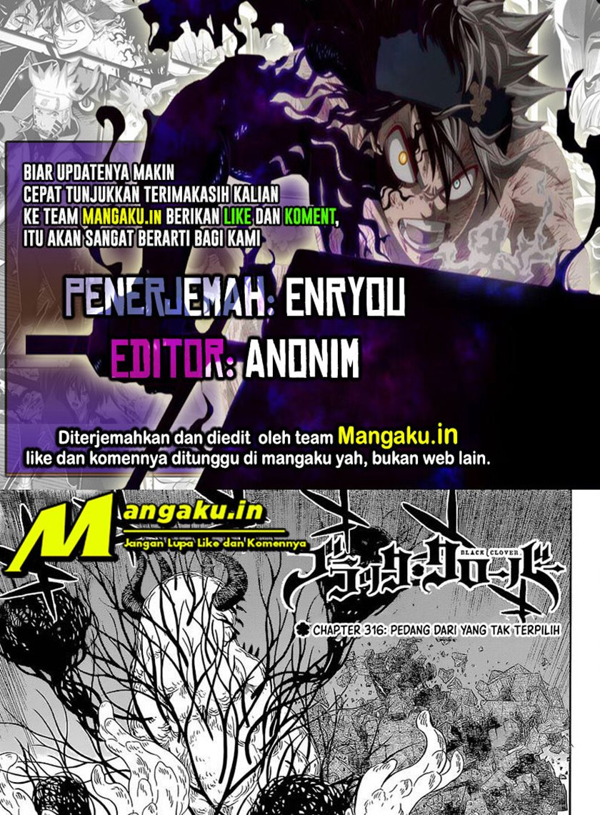 Baca Komik Black Clover Chapter 316 Gambar 1