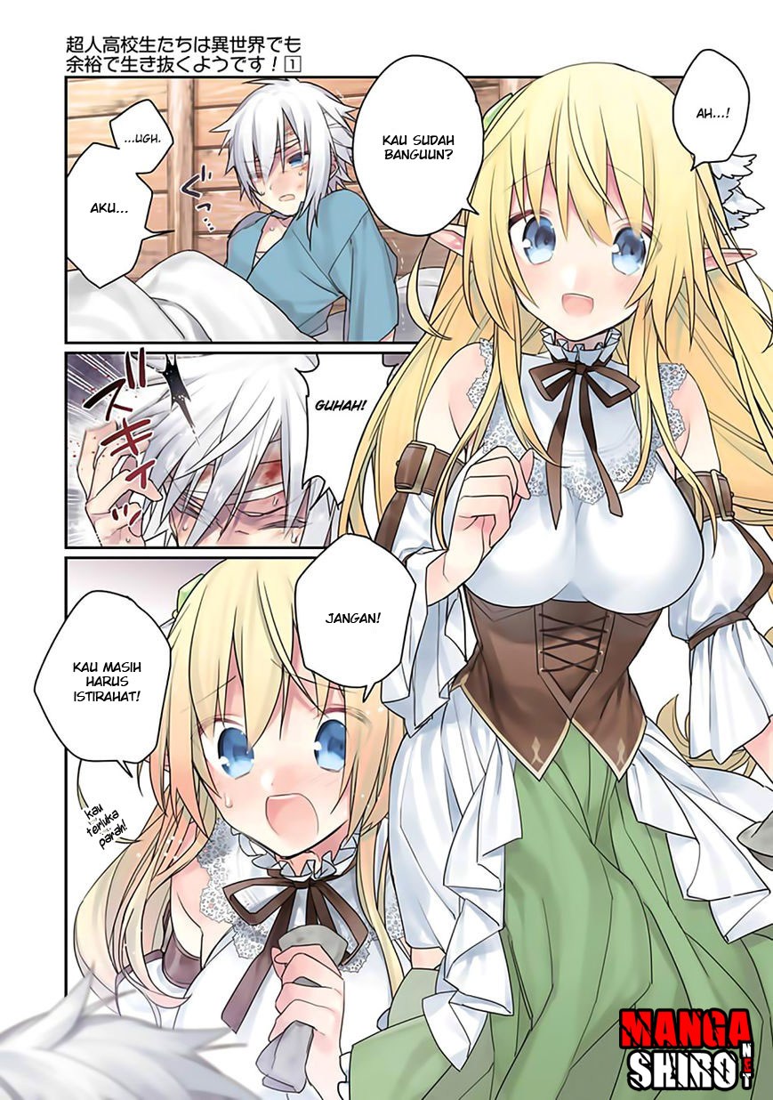 Baca Manga Choujin Koukousei-tachi wa Isekai demo Yoyuu de Ikinuku you desu! Chapter 02 Gambar 2