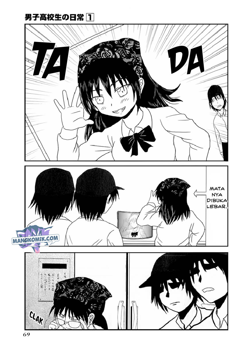 Danshi Koukousei no Nichijou Chapter 07 Gambar 8