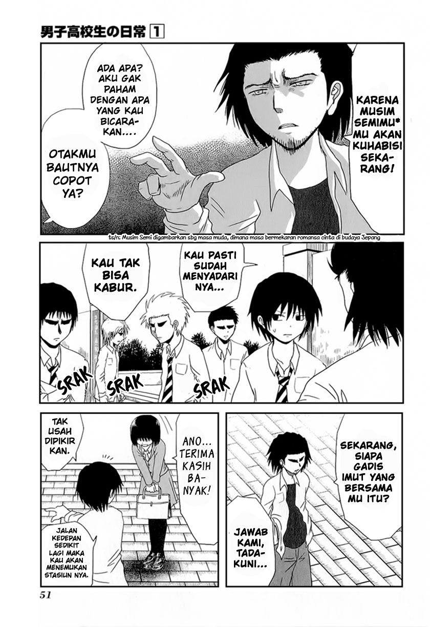 Danshi Koukousei no Nichijou Chapter 05 Gambar 8