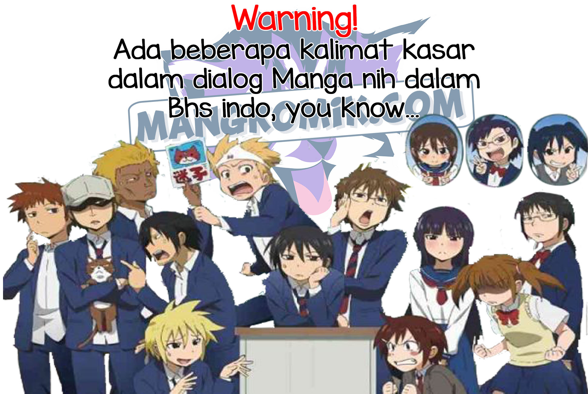 Baca Manga Danshi Koukousei no Nichijou Chapter 01 Gambar 2