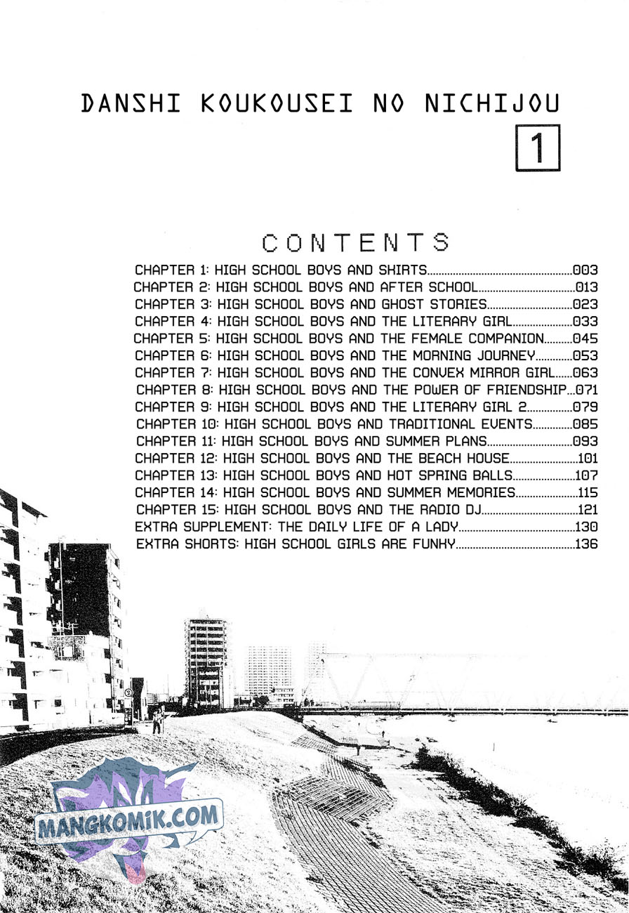 Danshi Koukousei no Nichijou Chapter 01 Gambar 7