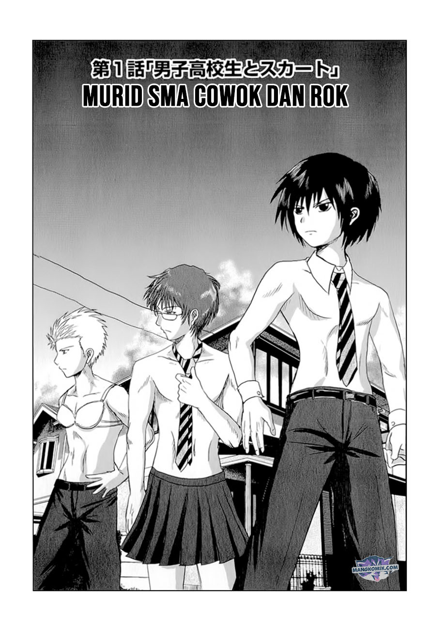 Danshi Koukousei no Nichijou Chapter 01 Gambar 8