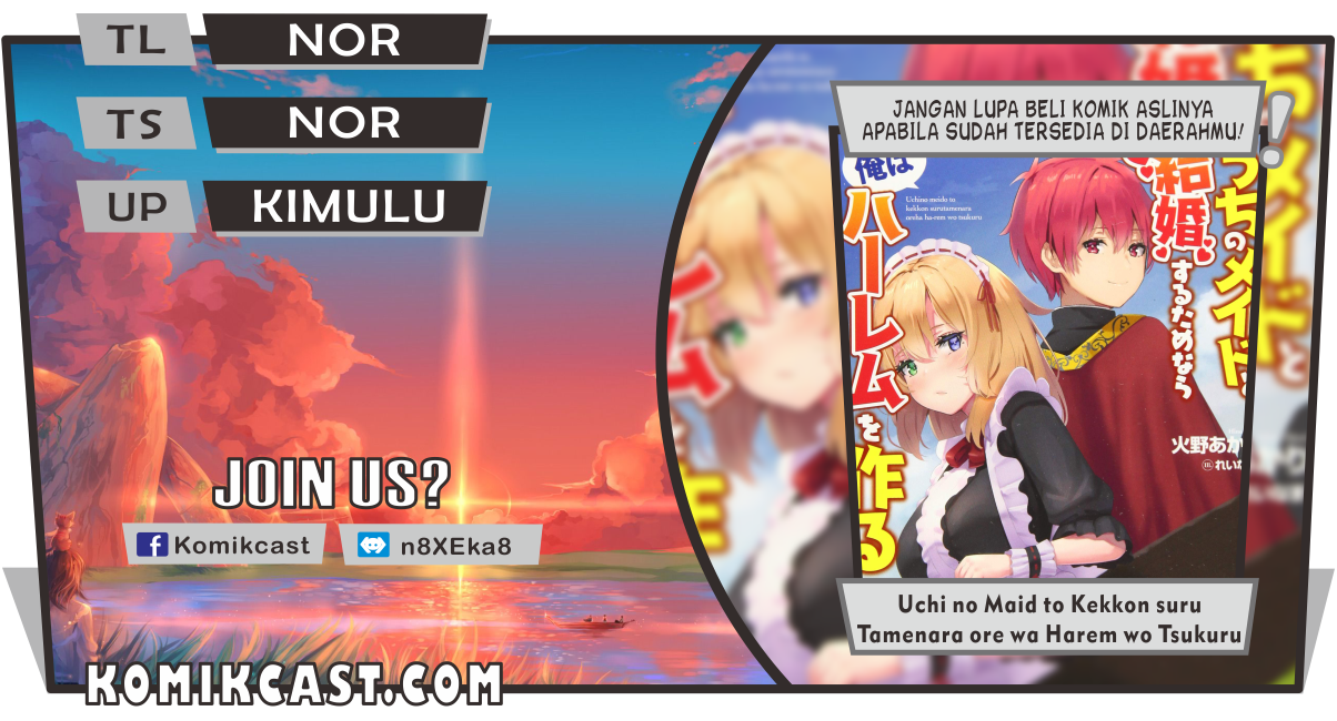 Baca Komik Uchi no Maid to Kekkon suru Tamenara ore wa Harem wo Tsukuru Chapter 01 Gambar 1