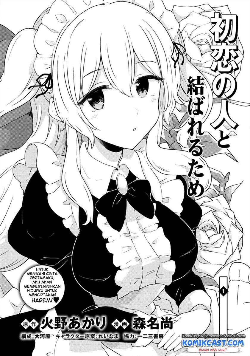 Uchi no Maid to Kekkon suru Tamenara ore wa Harem wo Tsukuru Chapter 01 Gambar 5