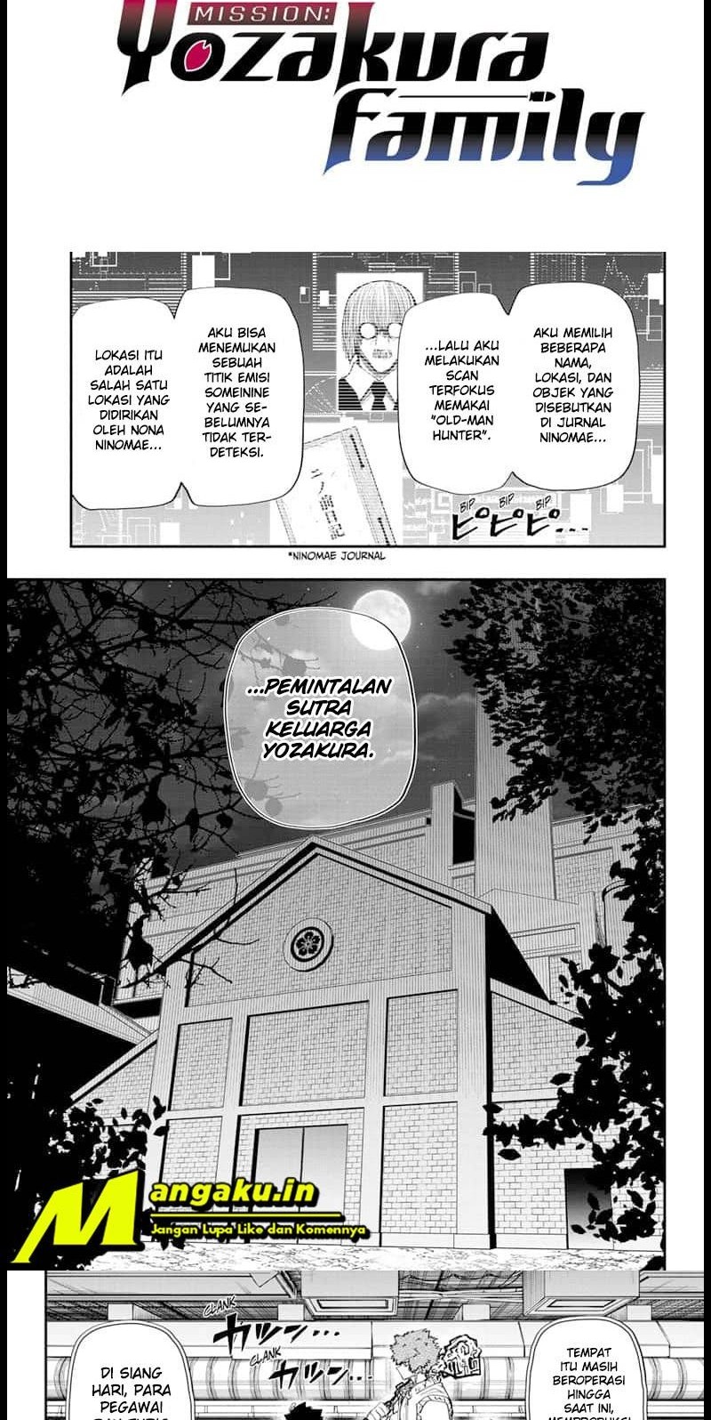 Baca Manga Mission: Yozakura Family Chapter 110 Gambar 2