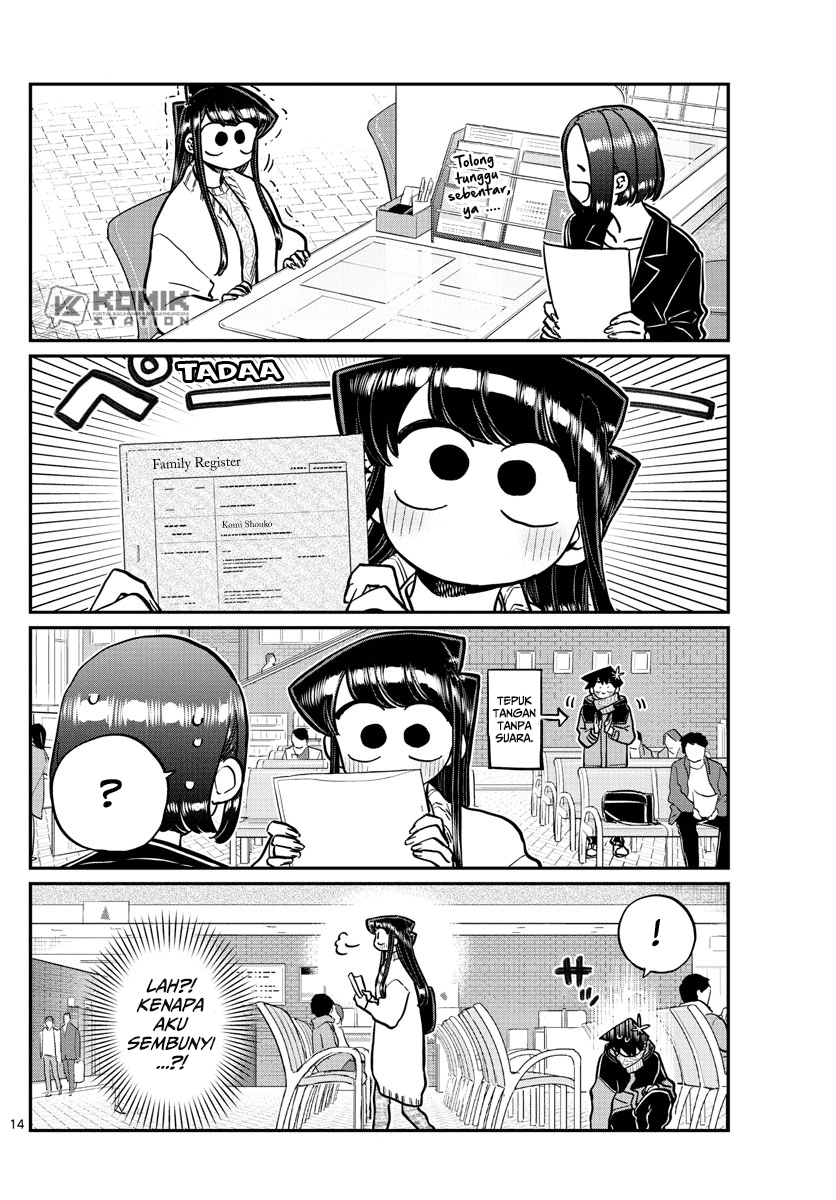 Komi-san wa Komyushou Desu Chapter 277 Gambar 6