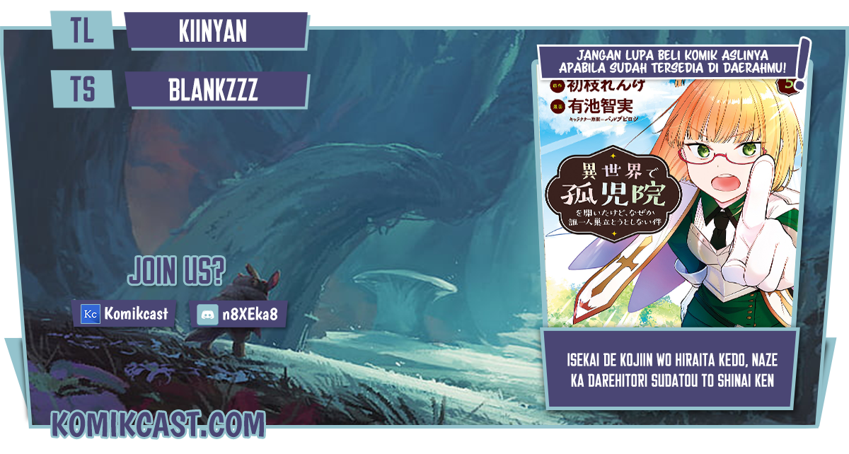 Komik Isekai de Kojiin wo Hiraita kedo, Naze ka Darehitori Sudatou to Shinai Ken - Chapter Chapter 28 - Halaman 1