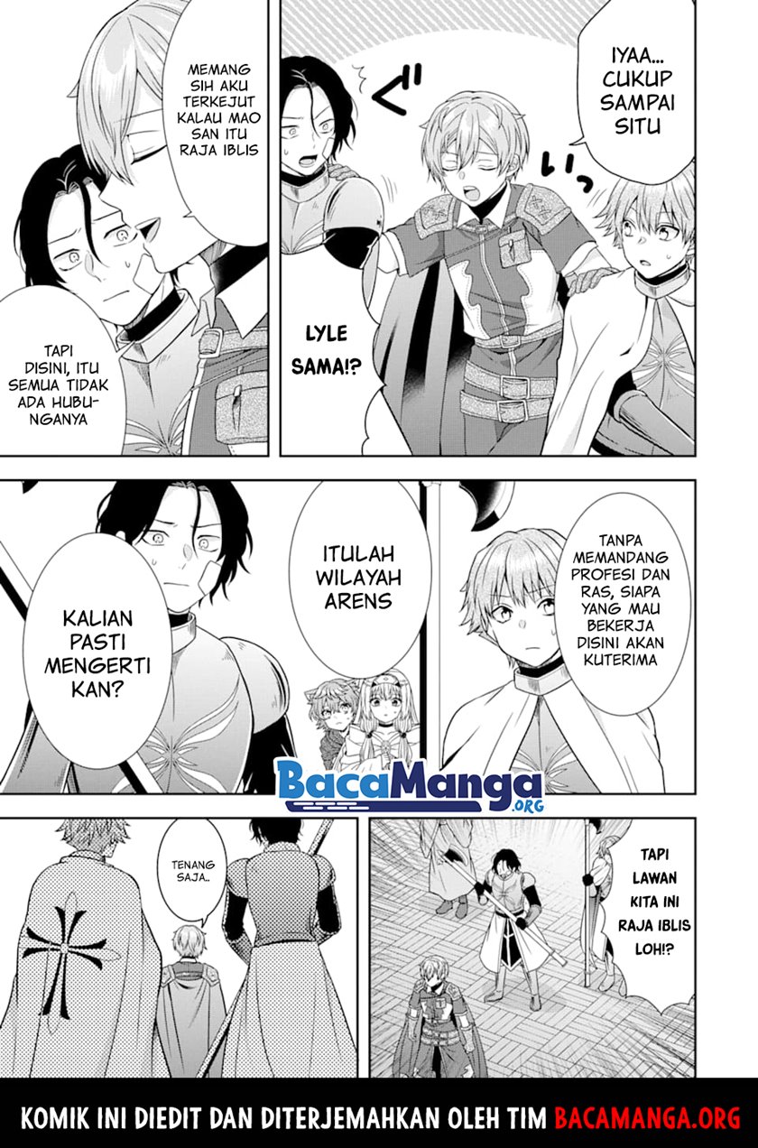Tensei Ryoushu no Yuuryou Kaitaku: Zensei no Kioku o Ikashite White ni Tsutometara, Yuunou na Jinzai ga Atsumari Sugimashita Chapter 07.1 Gambar 14