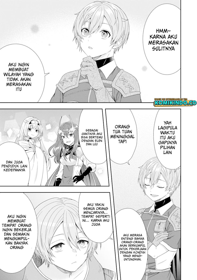 Tensei Ryoushu no Yuuryou Kaitaku: Zensei no Kioku o Ikashite White ni Tsutometara, Yuunou na Jinzai ga Atsumari Sugimashita Chapter 04.2 Gambar 3