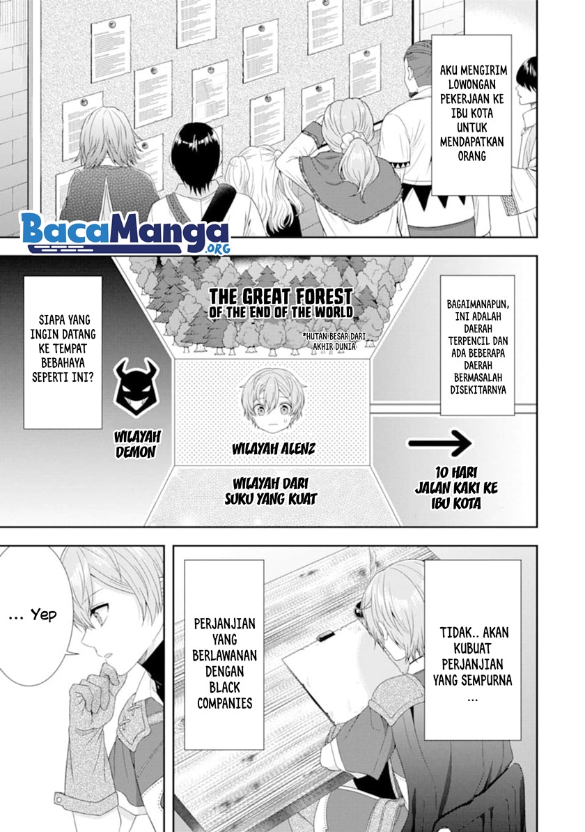 Tensei Ryoushu no Yuuryou Kaitaku: Zensei no Kioku o Ikashite White ni Tsutometara, Yuunou na Jinzai ga Atsumari Sugimashita Chapter 01.1 Gambar 8