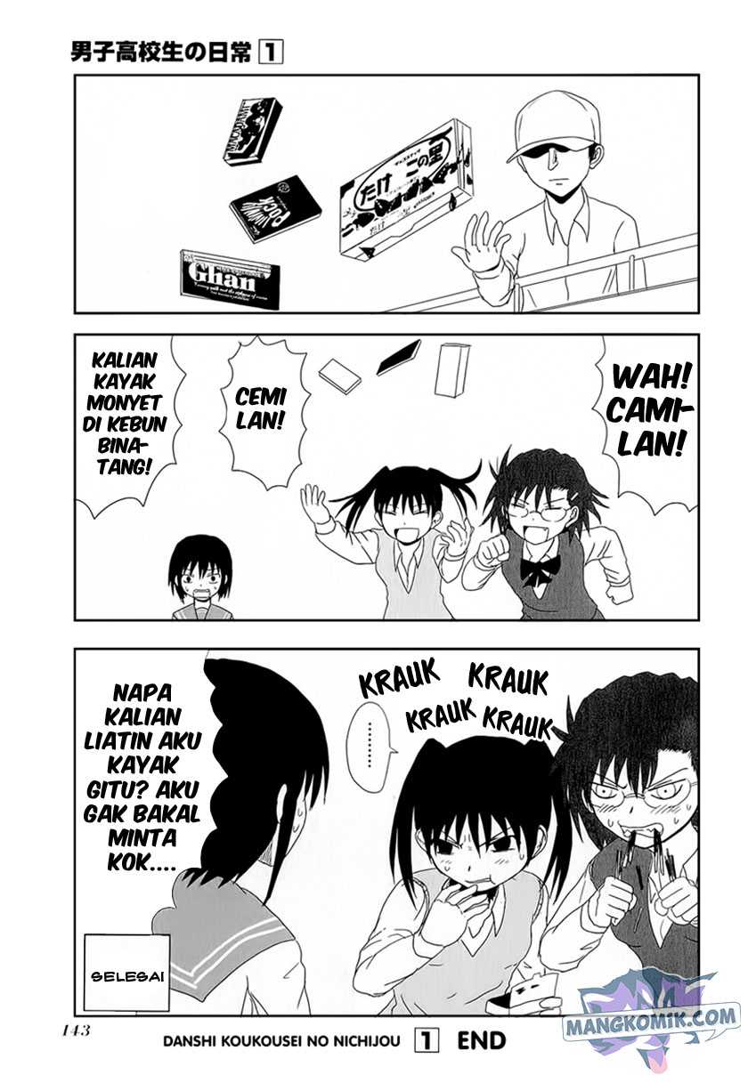Danshi Koukousei no Nichijou Chapter 15.2 Gambar 9