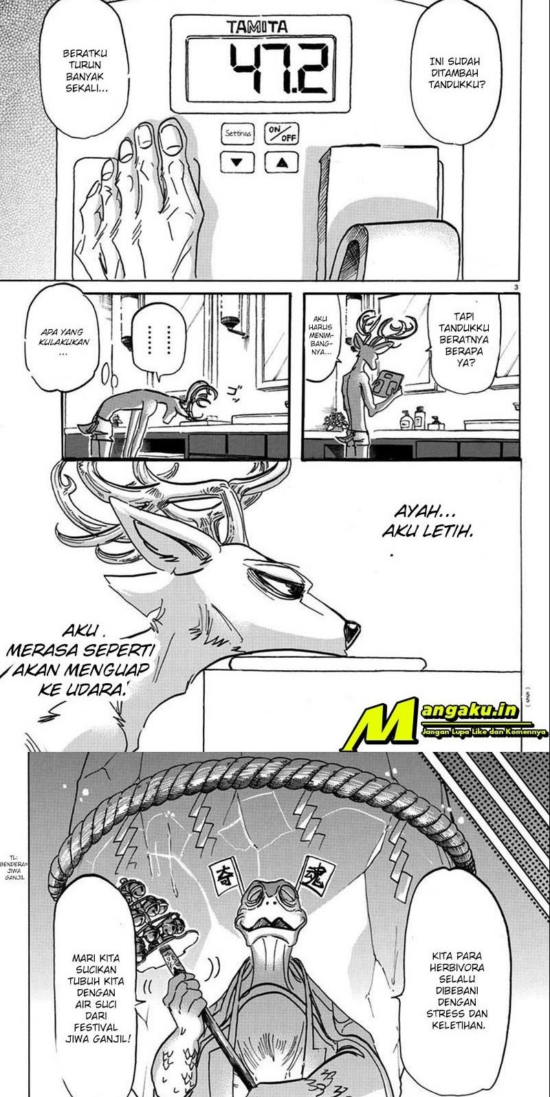 Beastars Chapter 166 Gambar 4