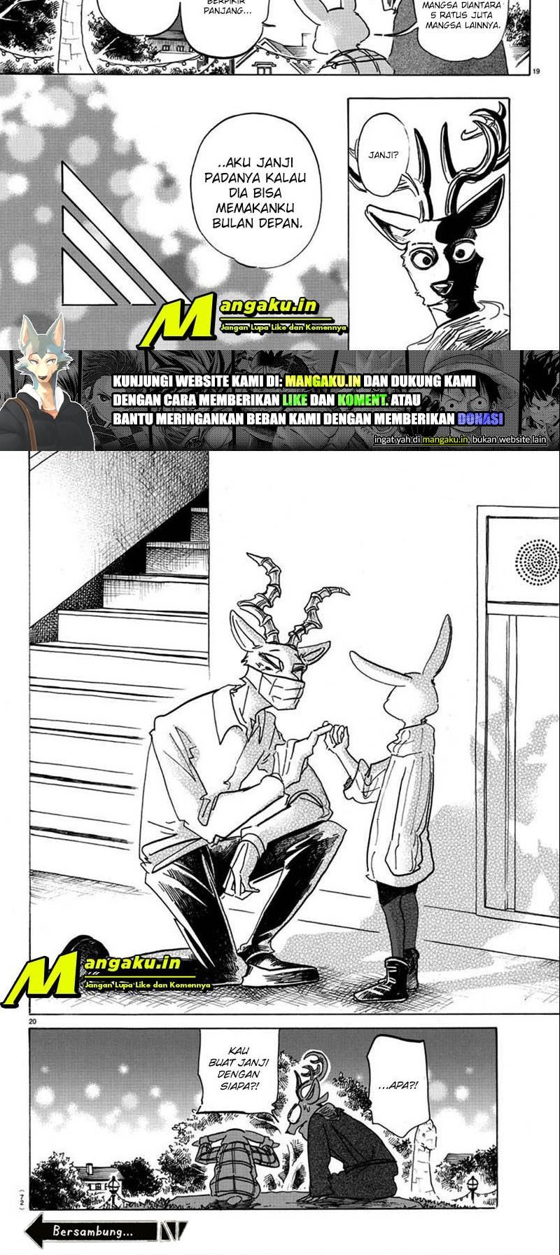 Beastars Chapter 166 Gambar 14