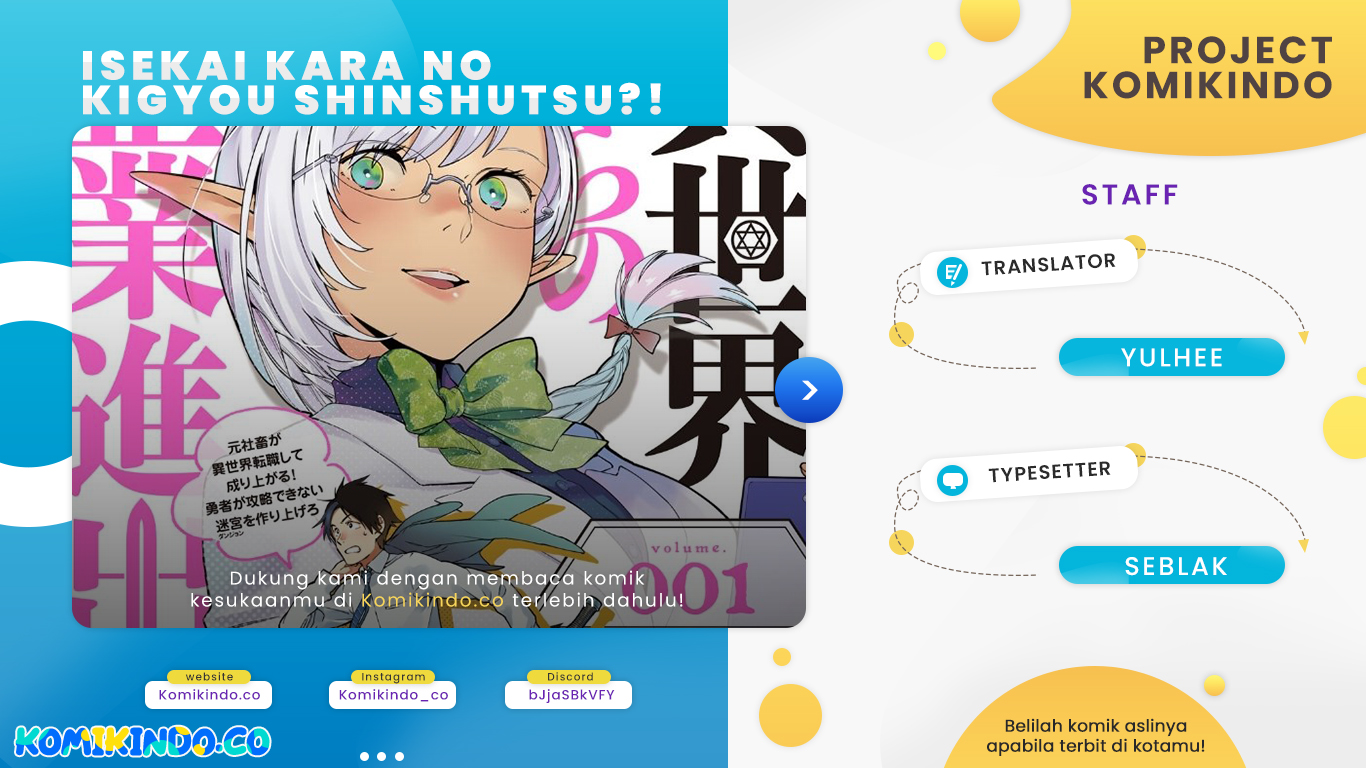 Baca Komik Isekai kara no Kigyou Shinshutsu?! Chapter 9.2 Gambar 1