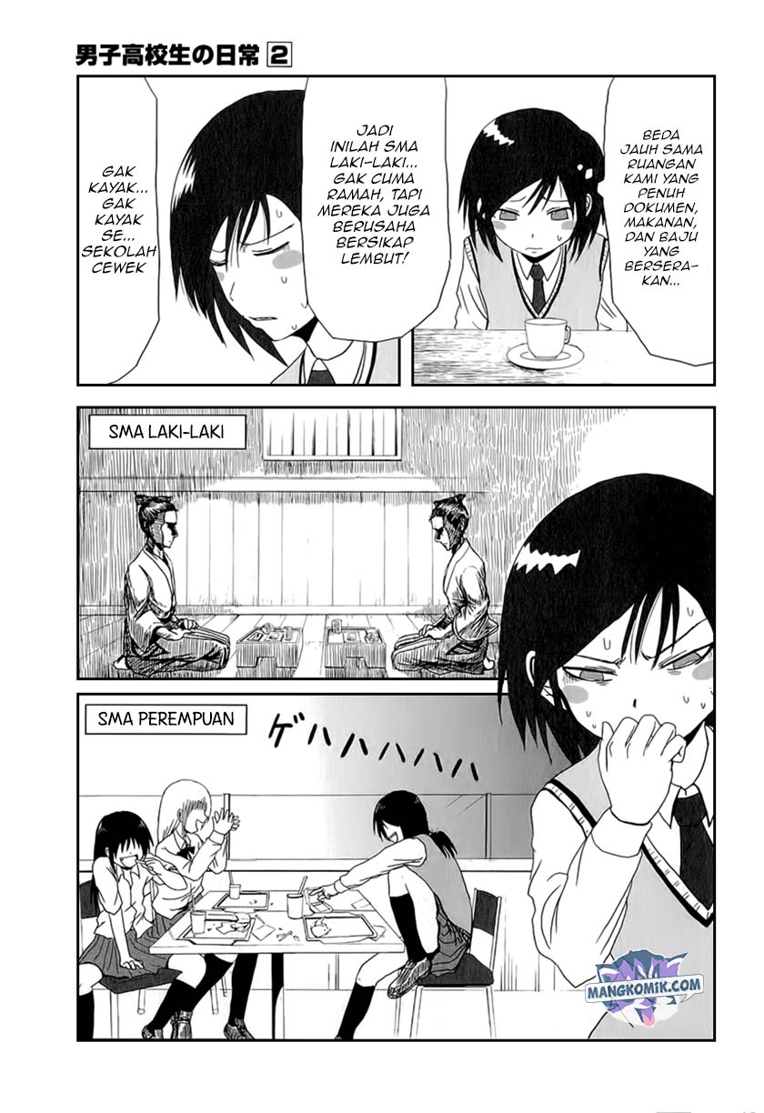 Danshi Koukousei no Nichijou Chapter 19 Gambar 9