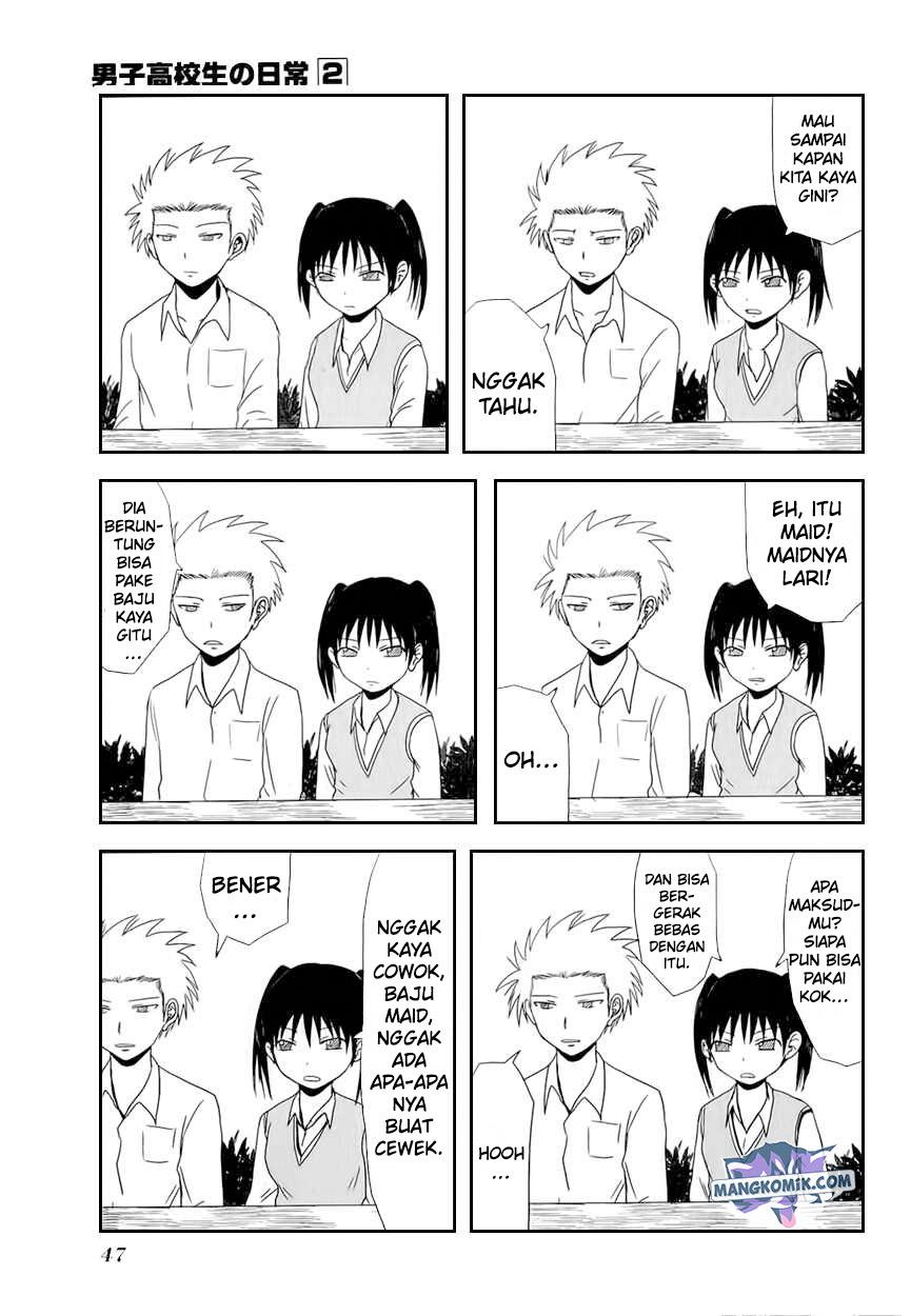 Danshi Koukousei no Nichijou Chapter 21 Gambar 4