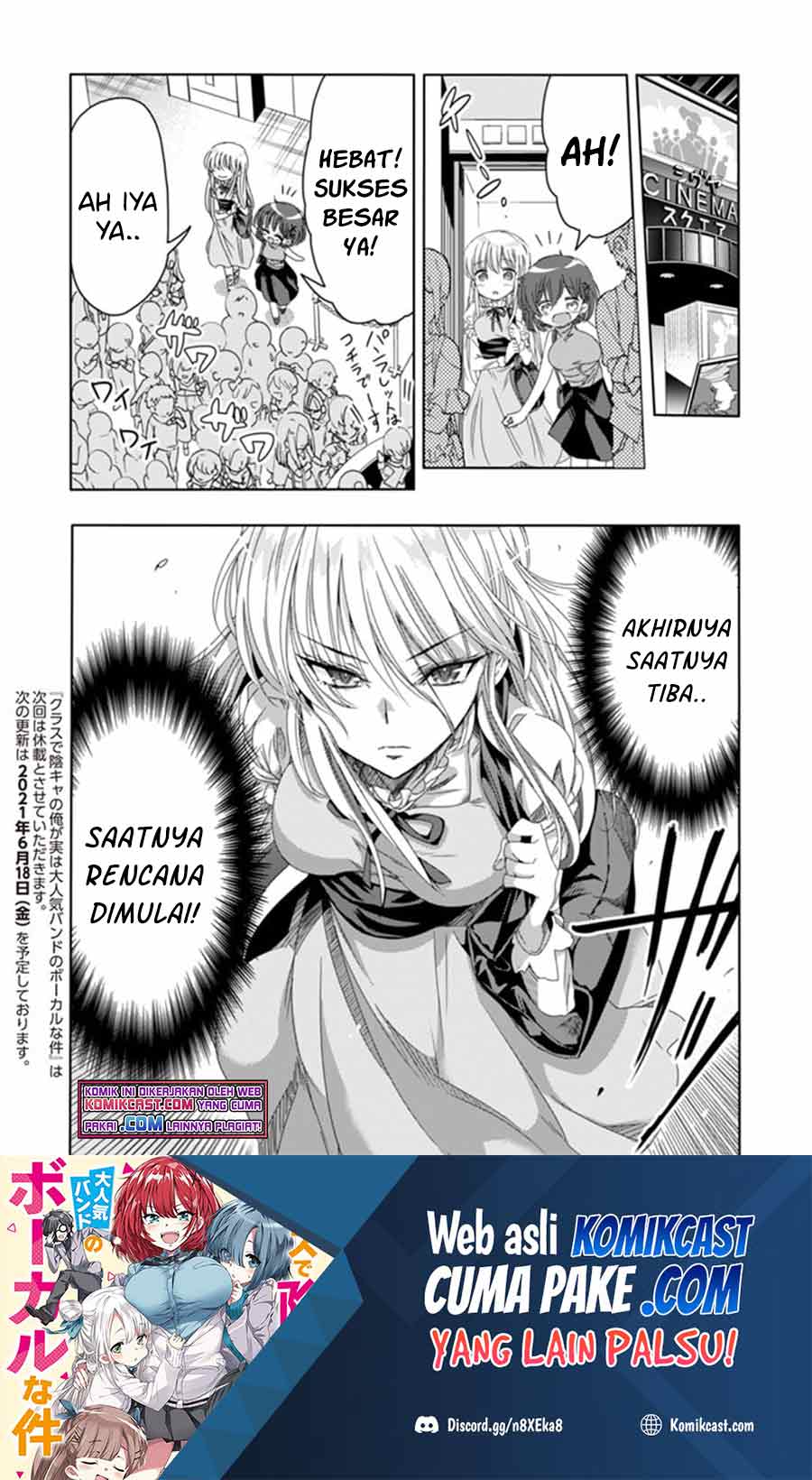 Class de Inkya no Ore ga Jitsu wa Daininki Band no Vocal na Ken Chapter 06 Gambar 17