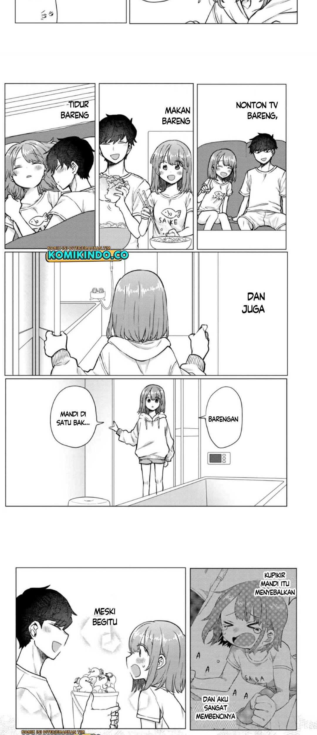 Baca Manga Girlfriend Who Absolutely Doesn’t Want to Take a Bath VS Boyfriend Who Absolutely Wants Her to Take a Bath Chapter 49 Gambar 2