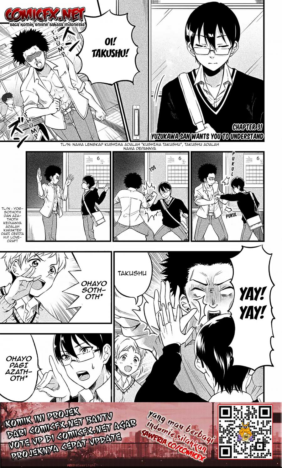 Baca Manga Yuzukawa-san wa, Sasshite Hoshii Chapter 03 Gambar 2
