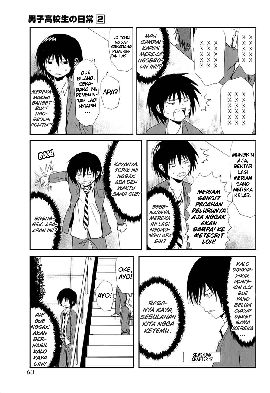 Danshi Koukousei no Nichijou Chapter 23 Gambar 6