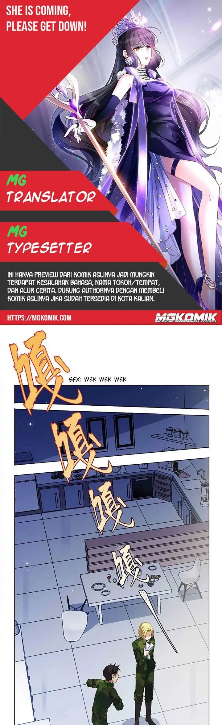Komik She Is Coming, Please Get Down! Chapter 63.2 gambar nomor 1